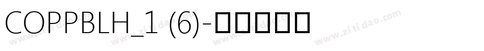 COPPBLH_1 (6)字体转换